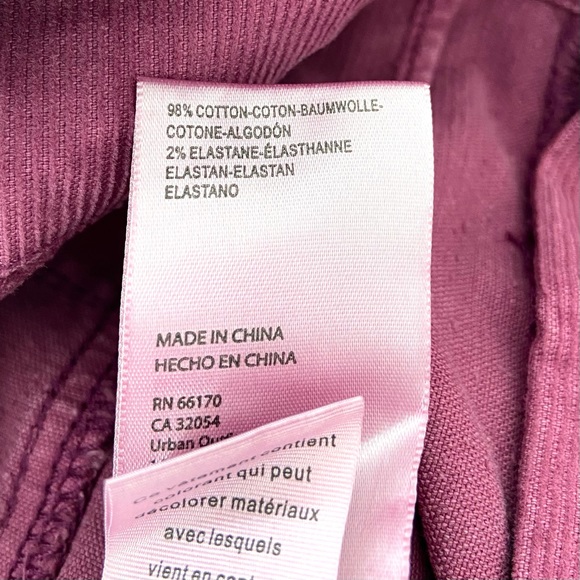 Free People Pants 32 Plum We the Free Jayde Cord High Rise Flare Corduroy - Picture 11 of 15